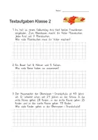 Vorschau - Arbeitsblätter - Textaufgaben Mitte Klasse 2 mit Kapitänsaufgaben (2) - Deckblatt