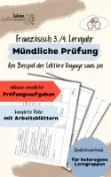 Vorschau - Stundenentwürfe - Französisch mündliche Prüfung Lektüre „Voyage sans fin“ | Arbeitsblätter, Lösungen & Prüfungsaufgaben | A2/B1 - Deckblatt