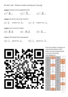 Vorschau - Arbeitsblätter - Arbeitsblatt "Brüche erweitern und kürzen" (Mal den Code) - Seite 2