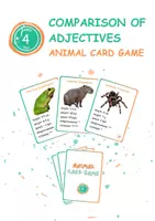 Vorschau - Spiele - Comparison of adjectives - animal card game - Deckblatt