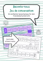 Vorschau - Spiele - Raconte-nous - Jeu de conversation, Spiel für den Französischunterricht - Deckblatt