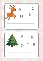 Vista previa - Tarjetas / Manipulativos - DOSIER de actividades de NAVIDAD - página 3