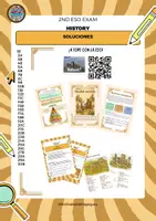 Vista previa - Refuerzo / NEE / Materiales de apoyo - 2 ESO EXAMEN TEST HISTORIA FEUDALISMO - Portada
