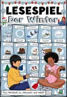 Vorschau - Spiele - Lesespiel "Wer hat ...? Ich habe ...?" Der Winter + Arbeitsblatt- DaZ / Deutsch - Deckblatt