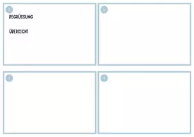 Vorschau - Fördermaterial/Inklusion - Vortrags-Kärtchen für eine klare und sichere Präsentation - Seite 1