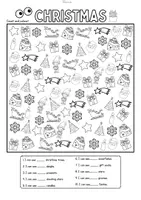 Vorschau - Mal- und Bastelvorlagen - Christmas / Winter I Spy...: Count, Read & Colour (Suchbilder) - Seite 3