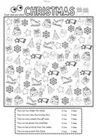 Vorschau - Arbeitsblätter - Christmas I Spy...: Count, Read & Colour (Englisch Grundschule) - Seite 3