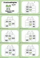Vorschau - Spiele - Zahlenraum 1000: 999 Froschgeschwister Froschweithüpfen - Seite 1