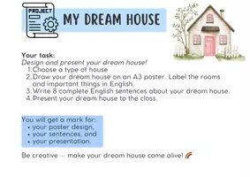 Vorschau - Unterrichtsreihen - my dreamhouse Kurzvortrag und Präsentation - Seite 1