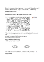 anteprima - Esercizi - Gli aggettivi qualificativi. Attività collegata all'albo “Ogni viso è una poesia” (Julie Morstad, Terre di mezzo editore) - Pagina 1