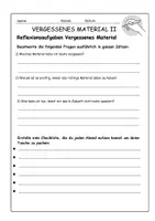Vorschau - Arbeitsblätter - Reflexionsaufgaben vergessenes Material - Seite 3