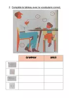 Aperçu - Feuilles d'exercices - Le bureau des poids et mesures - Grandeurs en vrac - Page 2