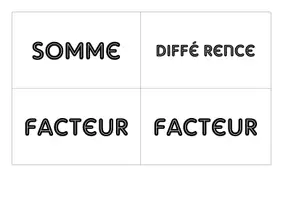 Aperçu - Jeux - Le vocabulaire des opérations - JEU - Page 2
