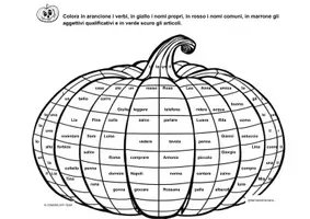 anteprima - Esercizi - La zucca dell'analisi grammaticale - Pagina di copertina