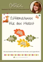 Vorschau - Arbeitsblätter - Affirmationen im Herbst - Deckblatt