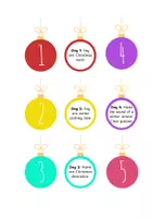 Vista previa - Decoración del aula - CHRISTMAS Advent Calendar - Calendario de adviento en Inglés (1º-6º Primaria) / Speaking challenges - página 1