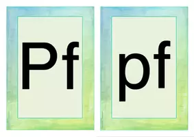 anteprima - Flashcard - Buchstabe Lautverbindung "Pf" Einführung Bildkarten, Wortkarten, Alphabetisierung, DaZ, Deutsch (Combinazione di suoni "Pf" – Carte illustrate) - Pagina 1