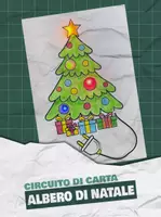 anteprima - Esperimenti - Circuito di carta - Albero di Natale - Pagina di copertina