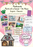 anteprima - Esercizi - English - Parts of a house (rooms) (Bundle withflashcards, word cards, mini pictures, worksheets and a picture dictionary) - Pagina 1