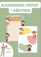 Vorschau - Poster - Klassenregel poster / Kärtchen zum Aufhängen - Deckblatt