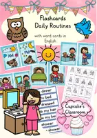 anteprima - Esercizi - English - Daily routines (My day) (Bundle: worksheets, flashcards and mini dictionary) - Pagina 1