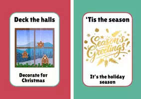 Προεπισκόπηση - Flashcards - Christmas Idioms ESL – Flashcards - Σελίδα 2