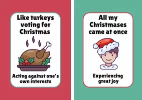 Προεπισκόπηση - Flashcards - Christmas Idioms ESL – Flashcards - Σελίδα 3