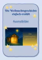 Vorschau - Arbeitsblätter - Die Weihnachtsgeschichte einfach erzählt - Ausmalbilder - Deckblatt