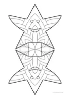 Vorschau - Mal- und Bastelvorlagen - Windlicht - Stern, Mandala-Design, Weihnachten, Prickeln - Seite 3