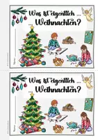 Vorschau - Unterrichtsreihen - Freiarbeitsheft Was ist eigentlich Weihnachten Klasse 2 Freiarbeitsmaterial Lesen Leseverständnis Ethik Religion - Seite 1