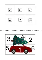 Vorschau - Arbeitsblätter - Zuordnungen im ZR bis 6 - Puzzle - Weihnachten - Seite 2