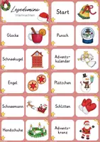 Vorschau - Spiele - Lesedomino - Weihnachten - Deutsch / DaZ (Lesespiel) - Seite 1