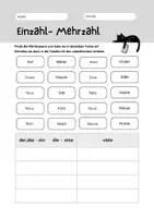 Vorschau - Arbeitsblätter - Grammatik üben - Seite 1