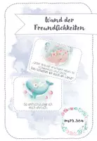Vorschau - Poster - Wand der Freundlichkeiten, Soziales Lernen, Klassenregeln, Freundschaft - Deckblatt