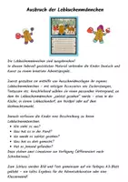 Vorschau - Mal- und Bastelvorlagen - Lebkuchenmännchen basteln – Schreibanlass und Bastelvorlage für die Grundschule - Seite 1