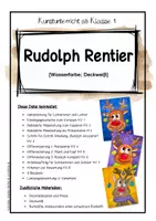 Vorschau - Unterrichtsreihen - Kunstidee Rudolph Rentier - Klasse 1 bis 4 Wasserfarben - Seite 2