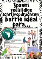 Voorbeeld - Spaans - El barrio ideal – opdrachtenkaarten & voorbeeldposter - Voorblad