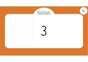 Vorschau - Fördermaterial/Inklusion - Blitzlesen mit Bewegungen Herbst 1. Klasse (L, O, A, M, I, S) - Seite 1
