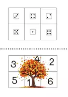 Vorschau - Arbeitsblätter - Zuordnungen im ZR bis 6 - Puzzle - Herbst - Seite 2