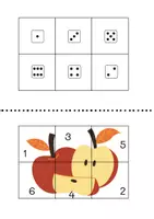 Vorschau - Arbeitsblätter - Zuordnungen im ZR bis 6 - Puzzle - Herbst - Seite 3
