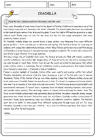 Vorschau - Arbeitsblätter - Coachella Englisch Arbeitsblatt Events and Celebrations Reading Comprehension - Seite 1