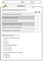 Vorschau - Arbeitsblätter - Coachella Englisch Arbeitsblatt Events and Celebrations Reading Comprehension - Seite 2