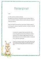 Vorschau - Arbeitsblätter - Ferienpost zu Ostern - Seite 2