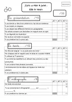 Aperçu - Feuilles d'exercices - Savoir écrire - Grilles de relecture et évaluation - Page 3