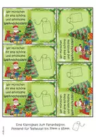 Vorschau - Anderer Materialtyp - Weihnachtsferiengruß für Teebeutel I editierbares Feriengeschenk - Seite 3