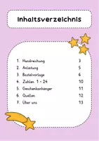 Vorschau - Mal- und Bastelvorlagen - Kreativer DIY Adventskalender zum Verschenken - Seite 1