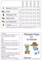 Vorschau - Anderer Materialtyp - Homeschooling: Sport Fitness-Pass für zu Hause 2 - Seite 2