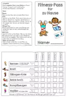 Vorschau - Anderer Materialtyp - Homeschooling: Sport Fitness-Pass für zu Hause 2 - Seite 3