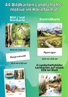 Vorschau - Bildkarten - Naturlandschaften Aquarell-Bildkarten – 44 Karten für Kita, Vorschule und Grundschule als PDF & JPG - Seite 3