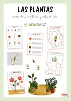 Vista previa - Refuerzo / NEE / Materiales de apoyo - LAS PLANTAS: CICLO DE VIDA Y PARTES DE UNA PLANTA - Portada